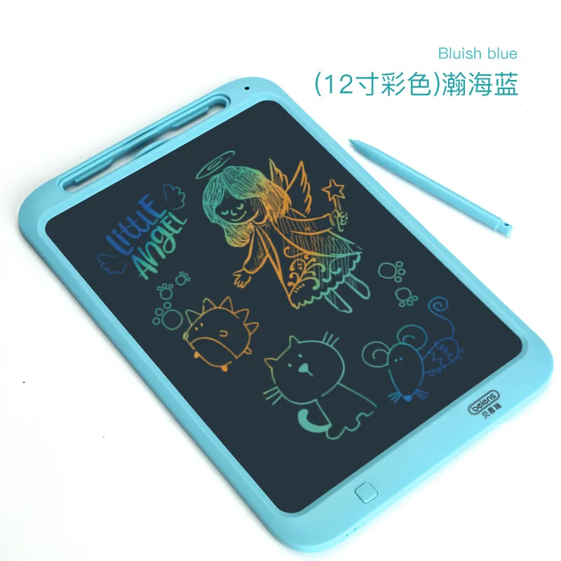 Beiens New Products Large Size 12-Inch Children Electronic Liquid Crystal Sketchpad Writing Board Baby Graffiti Painting Toy