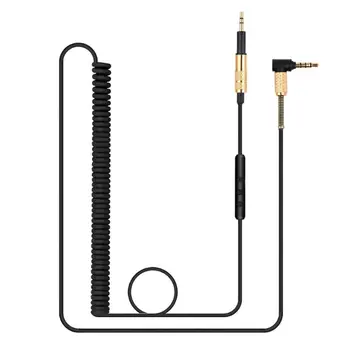 

Audio Spring Cable For -AKG K450 K451 K452 K480 Q460 3.5 bending Male to 2.5