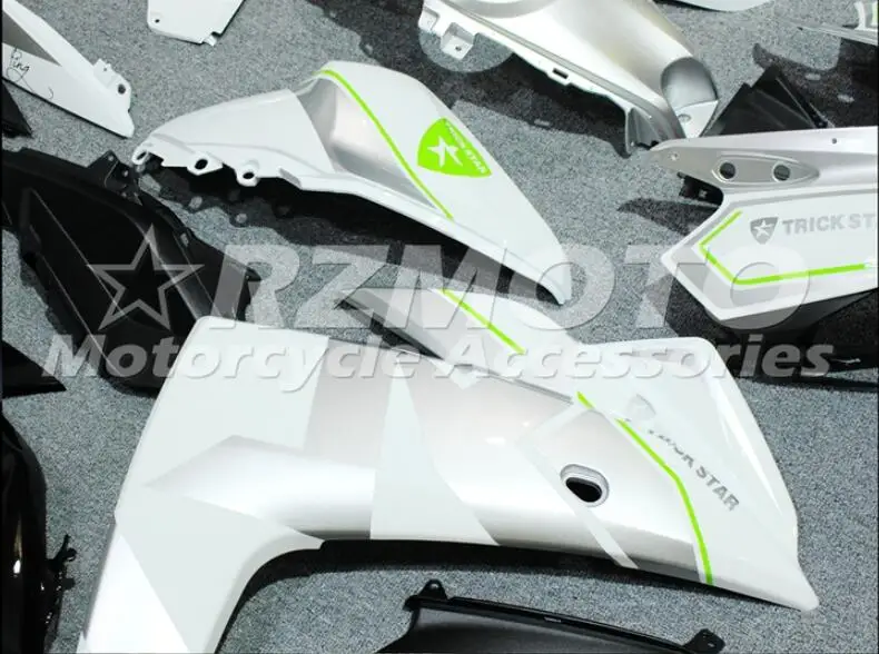 4 подарки ABS литьевая форма мотоцикл Обтекатели подходит для YAMAHA R3 R25- 15-19 Кузов Набор на заказ серебряный белый холодный