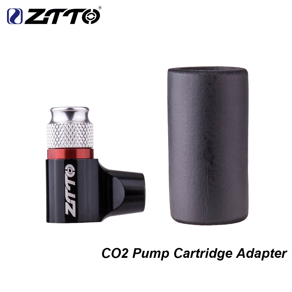 ZTTO MTB Bicycle CO2 Pump CO2 Cartridge Adapter Mount High Pressure For