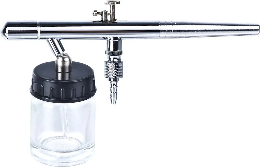

Supply 0.25 Caliber with 5CC Metal Cup & Amp; 22ml Glass Bottle Manicure under Suction Double Acting Air Brush TD-128P