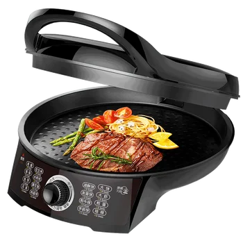 

Electric Baking Double-sided Pancake Pan Barbecue Machine Household Automatic Power-off Electric Crepe Pizza Maker