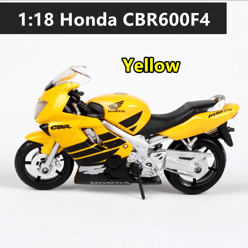Maisto 1:18 12 стилей Honda Africa twindct авторизованный моделирование сплав модель мотоцикла Игрушка автомобиль коллекция подарки - Цвет: CBR600F4