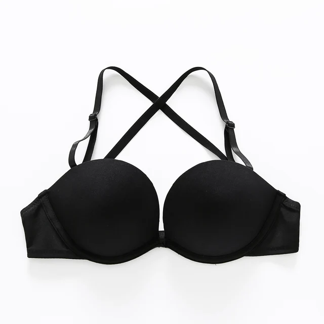 Womens Push Up Bras Sexy Lingerie Multiple Adjustable Back Straps  Underwired Padded Brassiere Bh Tops Bralette Aaa Aa A B C Cup - Bras -  AliExpress