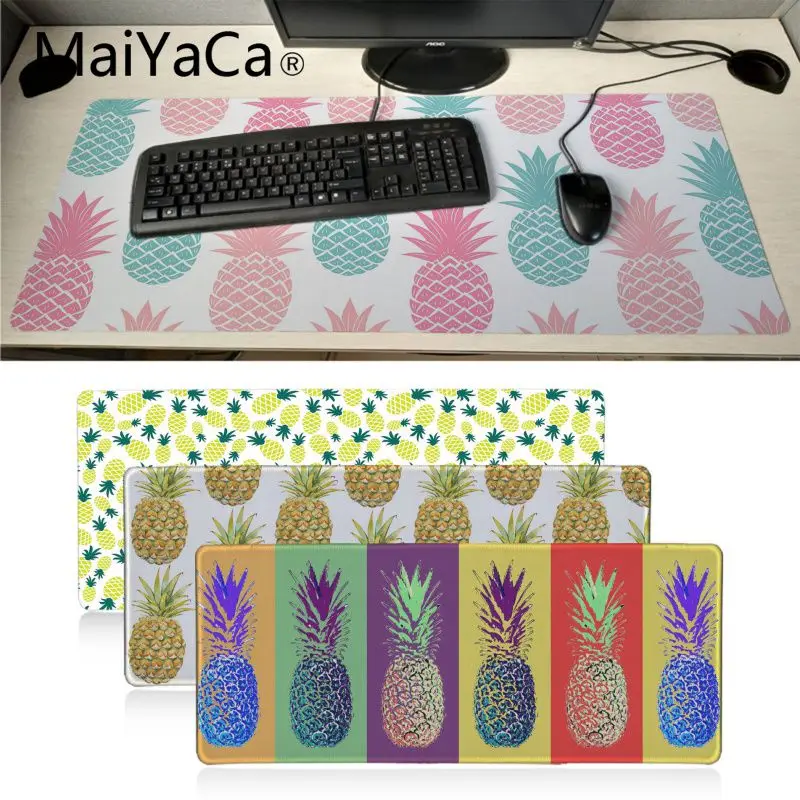 Резиновый коврик для мыши Maiyaca с ананасовым узором большая акция игровой в