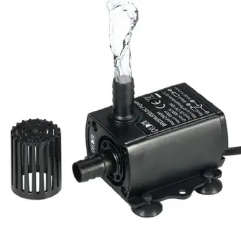 

USB Mini Submersible Fountain Pump DC12V 10W Flow Adjustment Function 400L/H Lift 4.5m Submersible Pump