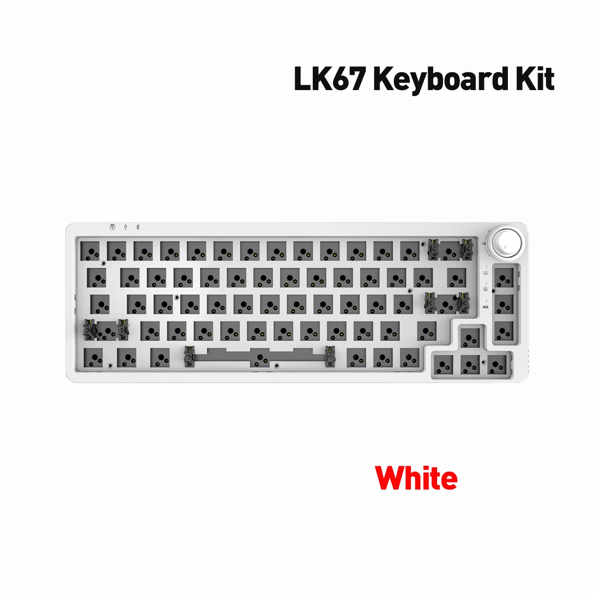 GamaKay LK67 Mechanical Keyboard Customized Kit Hot Swappable Wired/ Bluetooth-compatible/ 2.4GHz PCB Mounting Keyboard KitGamaKay LK67 Keyboard Customized KitGamaKay LK67 Customized Mechanical KeyboardGamaKay LK67 Keyboard Customized KitGamaKay LK67 Customized Mechanical Keyboard standard computer keyboard Keyboards