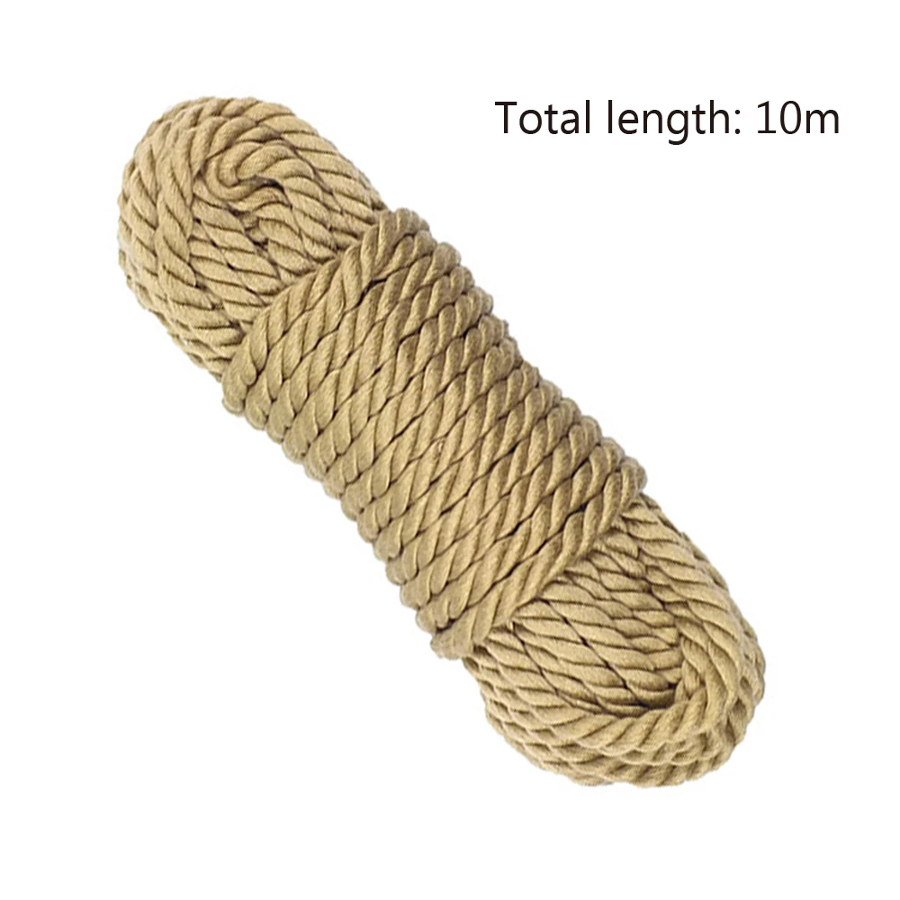 Schiavo SM Bondage Corda Flirtare 5m 10m Corda di cotone morbido Restraint Gioco di ruolo Fetish Gioco per adulti Giocattoli sessuali per C_voghion.com