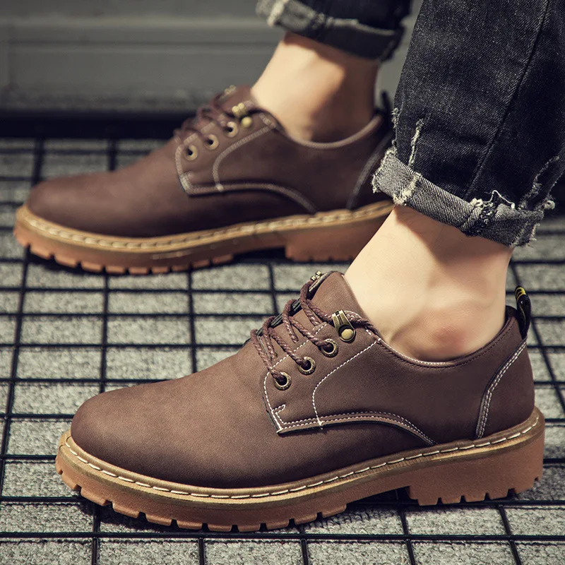 

New Style MEN'S BOOTS Fashion Versatile Comfortable Martin Boots Men's Worker Boot Man's Leather Boots
