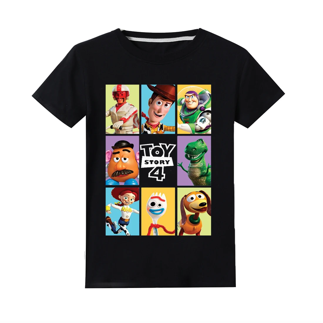 T1079 Toy Story/Одежда для маленьких мальчиков; детская футболка; Новинка года; летние топы; одежда для маленьких девочек; одежда для малышей на Рождество; рубашки - Цвет: T1079