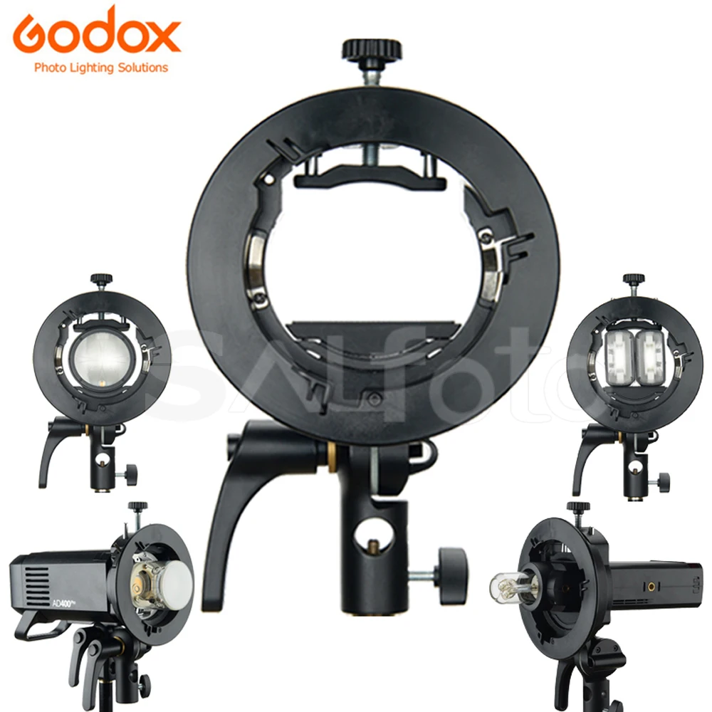 Godox S2 Кронштейн для вспышки софтбокс с решеткой S-Type Bowens крепление для вспышки fr Godox V1 V860II AD200 AD400PRO TT600 TT685 (art.: 3a36792fda3) - 3a36792fda3