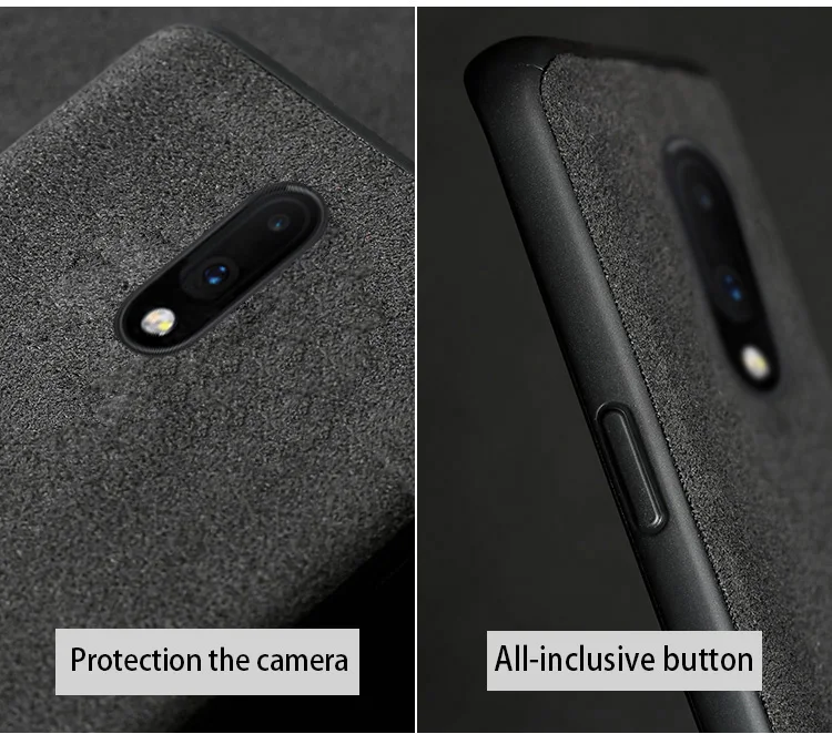 Чехол для телефона для Oneplus 7 7 Pro 6 6T Capas замша сшивание воловья кожа мягкий чехол из ТПУ