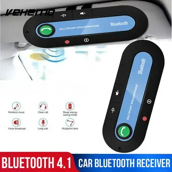 

Vehemo Wireless Handsfree Bluetooth Wireless Speakerphone Receiver Bluetooth Speakerphone Portable Sun Visor Bluetooth Music