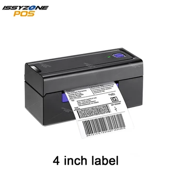 

ISSYZONEPOS Label Printer Direct Thermal High Speed Printer Barcode Printer 4x6 Label paper For Shipping Delivery ITPP093