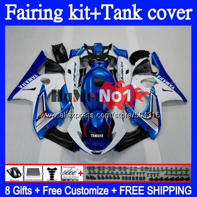 YZF-600R для YAMAHA YZF 600R 1996 1997 1998 1999 2000 2001 38MC. 177 светильник синий YZF600R Thundercat 96 97 98 99 00 01 02 обтекатели