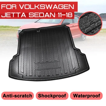

Car Floor Mat Carpet Rear Trunk Anti-mud Cover For Volkswagen Jetta Sedan 2011-2018