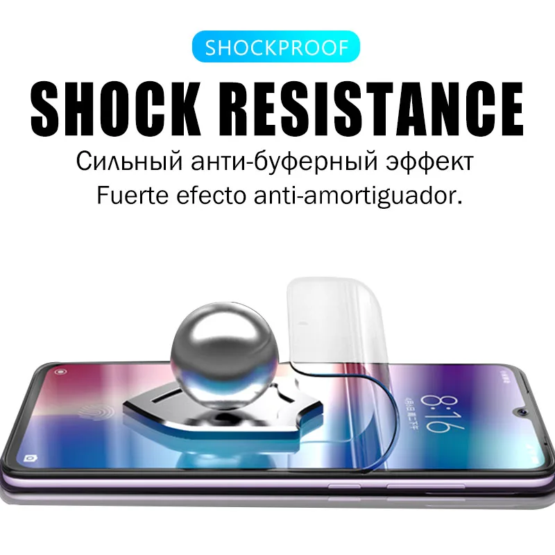 100D Screen Protector Hydrogel Film For Xiaomi mi 9 se 8 Lite Protective Film For Xiaomi 9T Pro A1 A2 A3 CC9E CC9 Not Glass