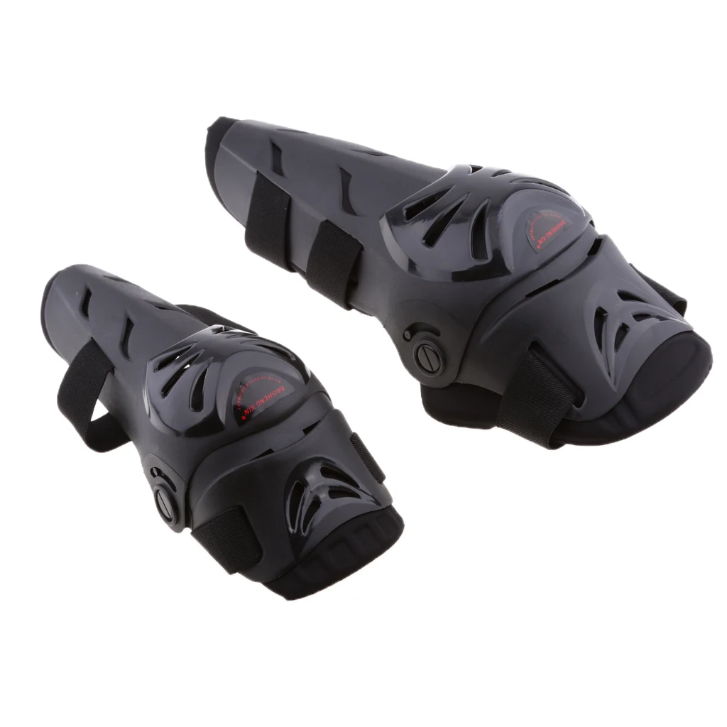 4Pieces Motorcycle Motocross Cycling Elbow and Knee Pads Protector Guard Armors Set Black