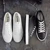 New Plain White Shoes Men's Laced Up Summer Canvas Sneakers Low Top Men Vulcanize Shoes Casual Sneakers Skateboard Shoes Autumn 6