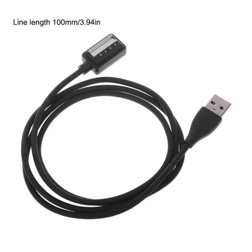 Кабель для передачи данных сменный USB кабель для зарядного устройства Шнур подходит для SUUNTO SPARTAN Смарт-часы аксессуары черный