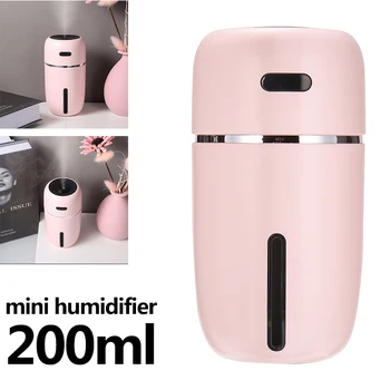 

For Car Home Office Bedroom 1pc Portable Mini USB Rechargeable Humidifier Low Noise Essential Oil Diffuser