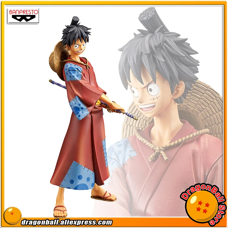 Banpresto One Piece Dxf The Grandline Men Wano Country Vol 1 Luffy Figure Japan One Piece Animation Art Characters
