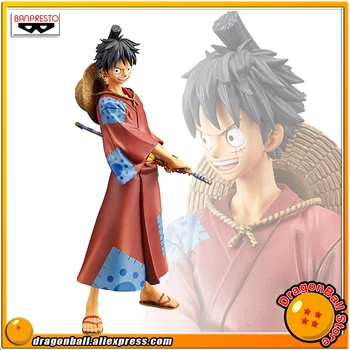 

Japan Anime "ONE PIECE" Original Banpresto DXF -THE GRANDLINE MEN- Wano Country vol.1 Collection Figure - Luffy