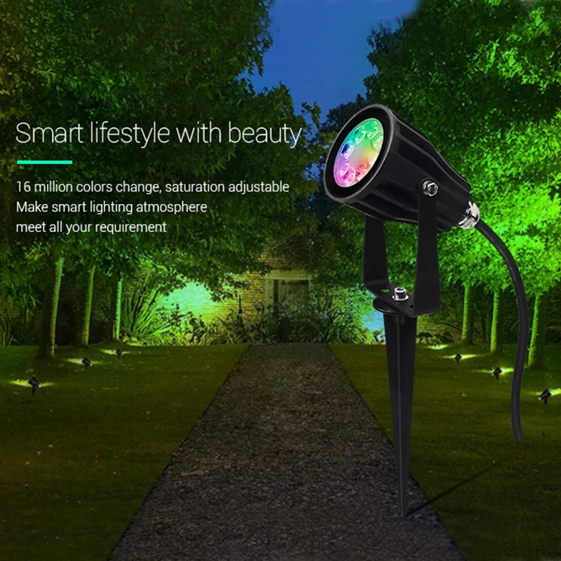 Miboxer 6 Вт RGB + CCT умный светодиодный садовый светильник FUTC04 AC100 ~ 240 В IP66