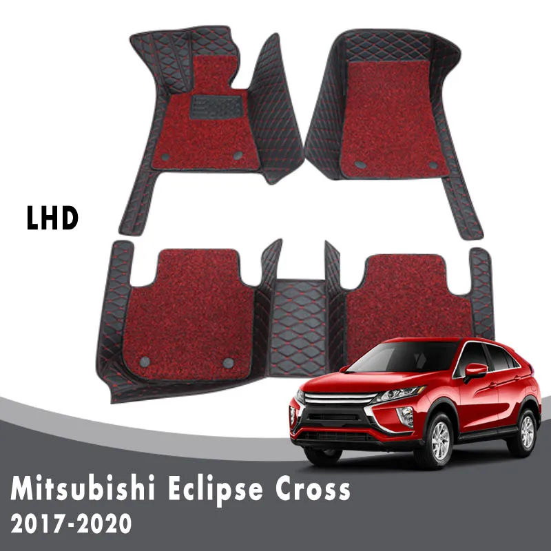 Автомобильные коврики ковры для Mitsubishi Eclipse Cross 2020 2019 2018 2017 автомобильные двухслойные провода петли