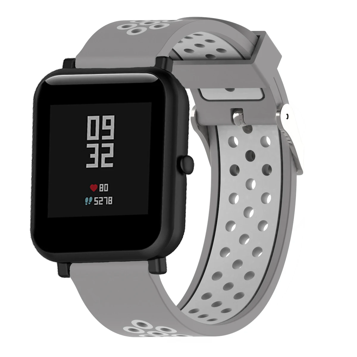Спортивный силиконовый ремешок для Amazfit Bip, сменный ремешок для Xiaomi Huami Amazfit, браслет для Huami Amazfit Bip Bit, ремешок на запястье 20 мм