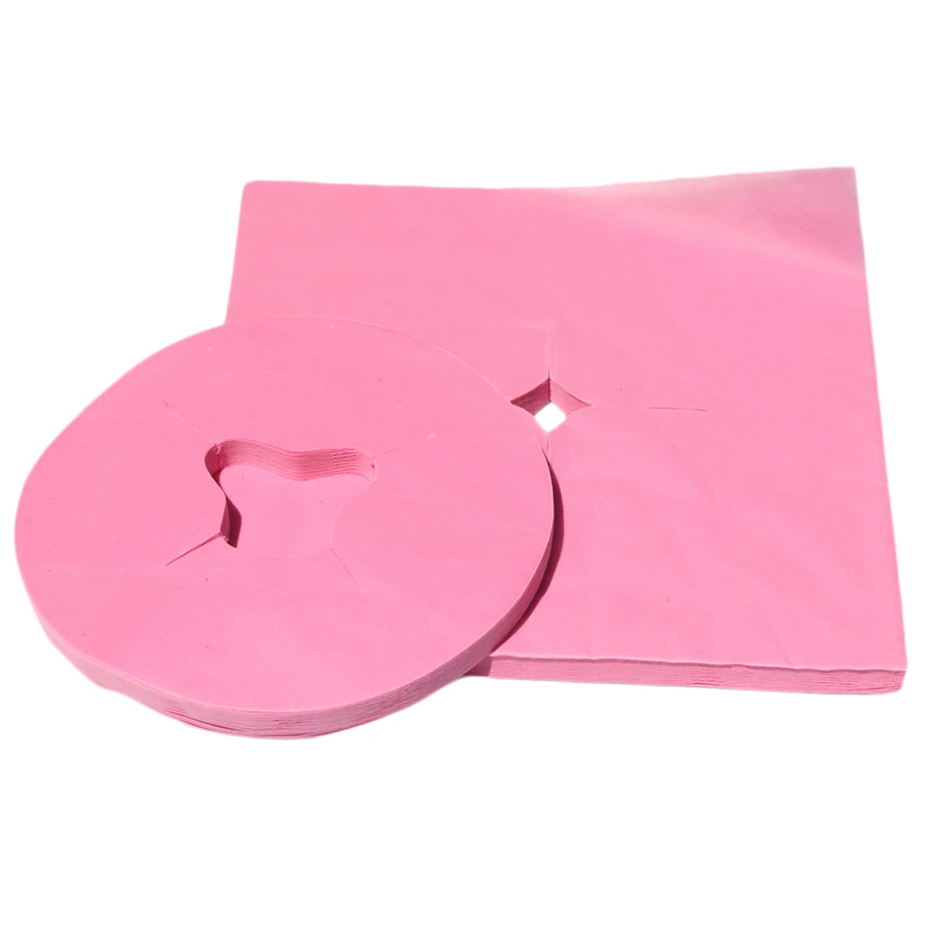 200pcs Disposable Face Cradle Covers for Massage Table - Extra Soft & Sterile Headrest Pillow Covers for Beauty Salon SPA