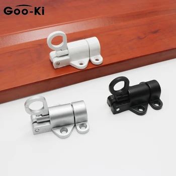 

Goo-Ki Aluminum Alloy Self-closing Automatic Security Latch/Bolt Balcony Door Window Intermediate Spring Bolt Door Hardware