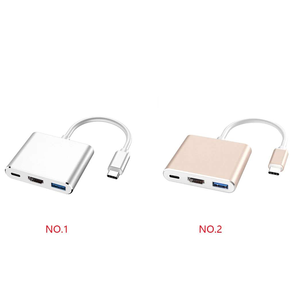USB C концентратор тип-c к VGA USB3.0 PD зарядный адаптер ноутбук кабель конвертер док-станция