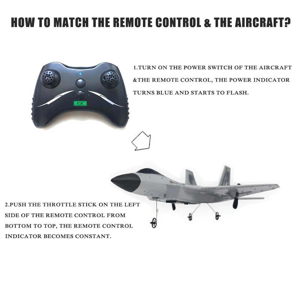 FX-822 F22 2.4GHz EPP RC Airplane RTF with Wireless Remote Controller RC Quadcopter Aircraft Model (16)