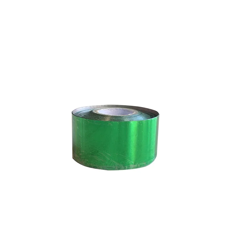 1 рулон 3 см х 120 м фольга горячего тиснения теплопередача ламинирующая салфетка золочение ПВХ визитная карточка тиснение - Цвет: green