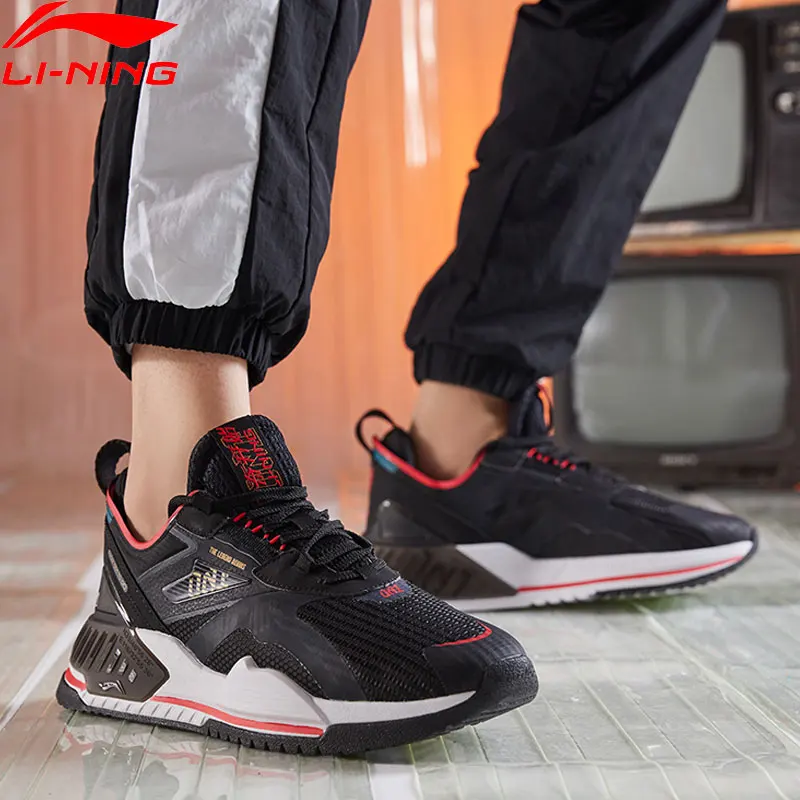 Li-Ning Men 001 T2000 The Trend Stylish Shoes TPU Support LiNing li ning Retro Sport Shoes Sneakers AGLQ019