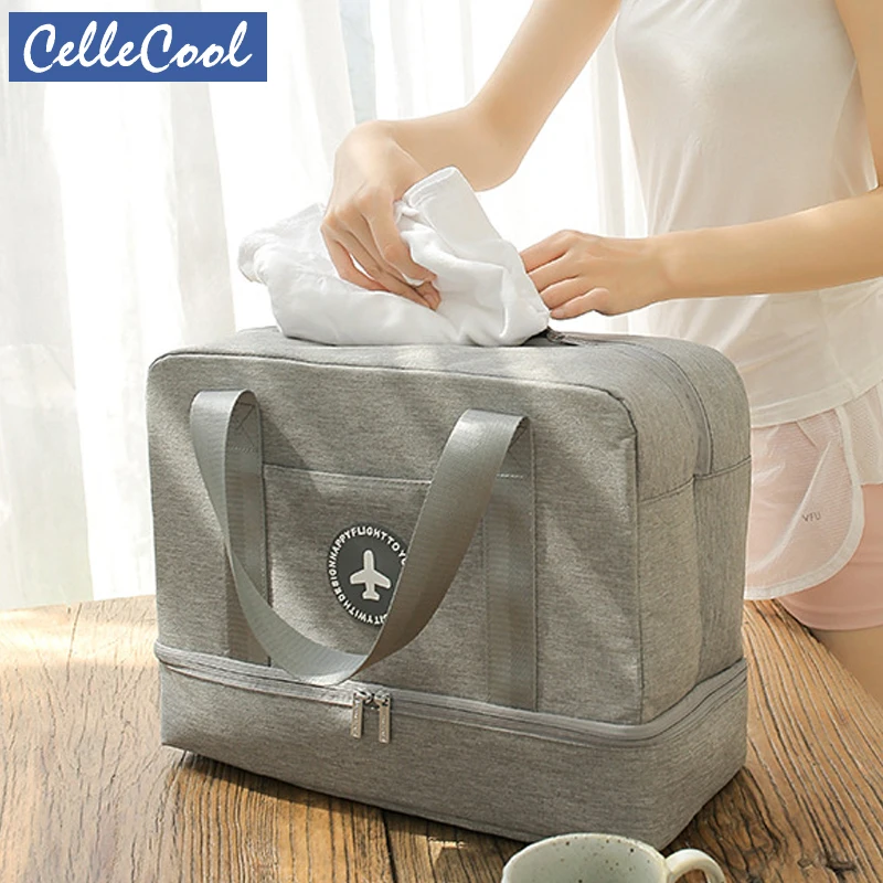 Storage-Bag Shoes Packing Luggage-Organizer Travel with Duffle Separation Wet
