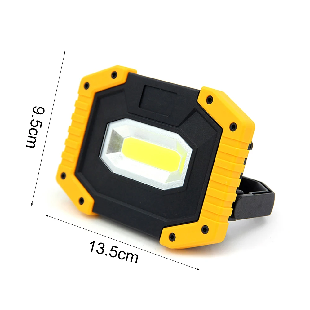 Cheap 30W Portable USB Rechargeable LED Work Light Emergency Searchlight W839 W840 W841 Yellow COB Lights for Camping Lamps