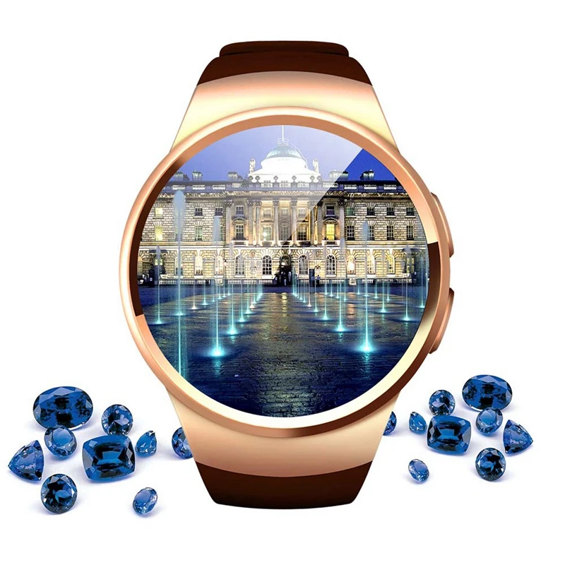 ABHU-Kw18 Bluetooth Смарт часы полный экран Smartwatch телефон сердечного ритма