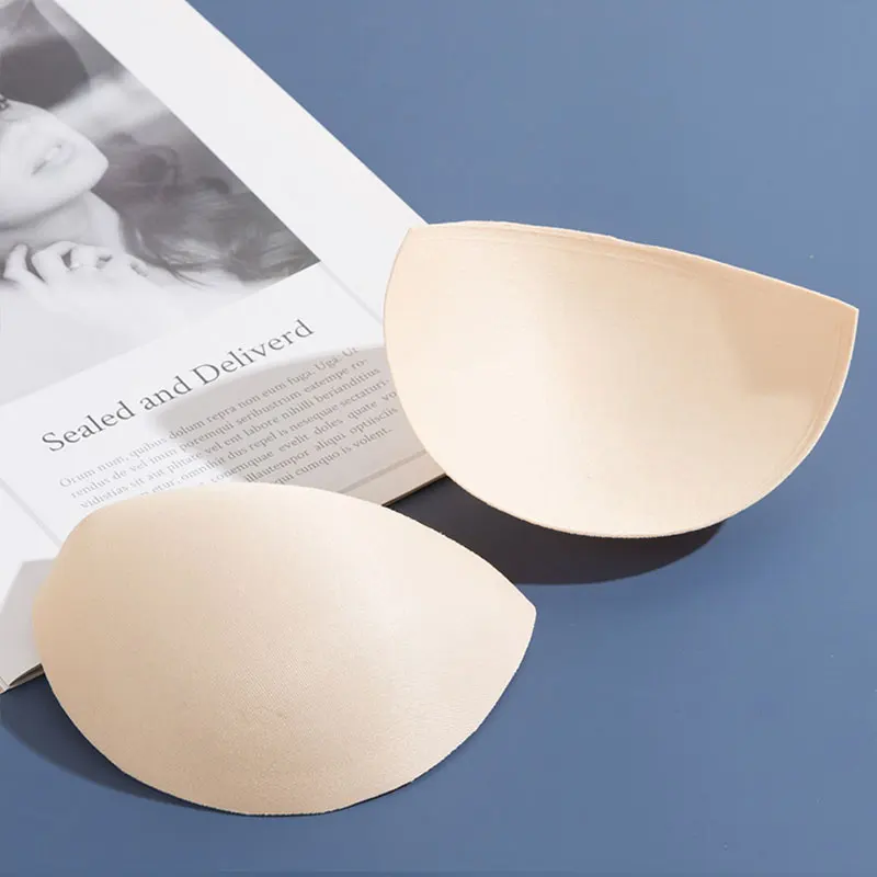 Bikini Padding Removable Inserts Women Breathable Bra's Replacement Pads Sexy Breast Enhancer Push Up Cups Sponge Chest Pad