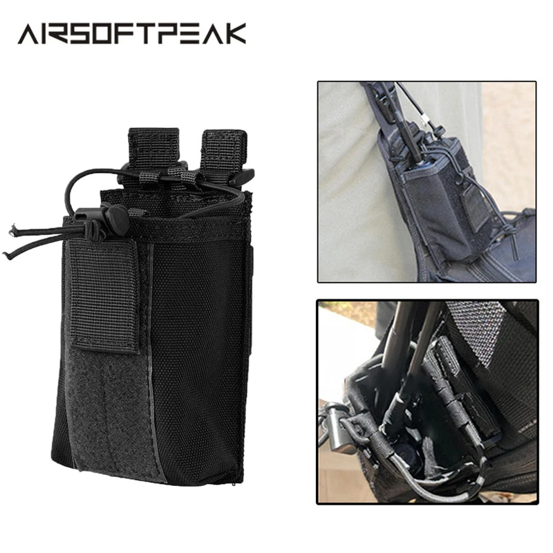 Тактический Молл Walkie-Talkie чехол EDC военный держатель для наушников нейлоновая сумка кулон чехол для рации пакет карманные пакеты для хранения