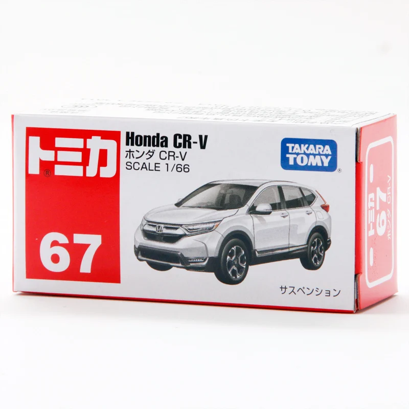 S01Takara Tomy Tomica 1:66 Honda CR V NO.67 SUV металлический Литая машина игрушечный