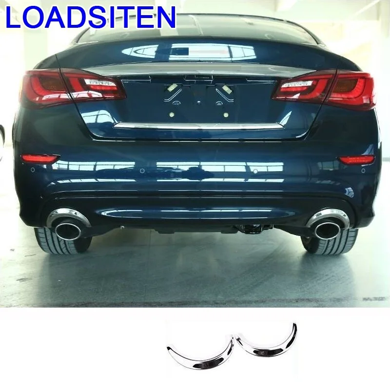 

Modified Chromium Decorative Foot Pedal Control System Panel Exterior Sticker Strip Covers Modification 18 19 FOR Infiniti Q7L