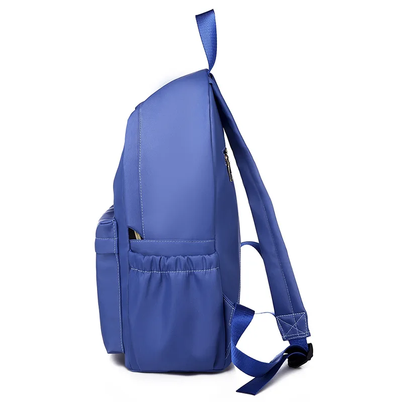 

New Style Simple Fashion Student Backpack Women's Casual Large Capacity Portable Travel Bag Oxford Cloth Bag