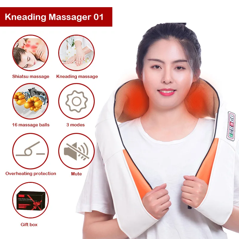 Kneading Massager 01 Массажер для шеи - Цвет: Kneading Massager 01