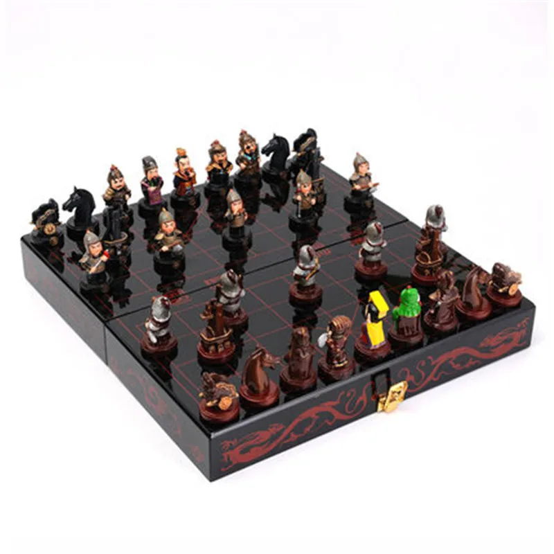 

Chinese Chess Folding Three Kingdoms Character Decor Chinese Characteristics Home Living Room Office Decor Business Gift M3660