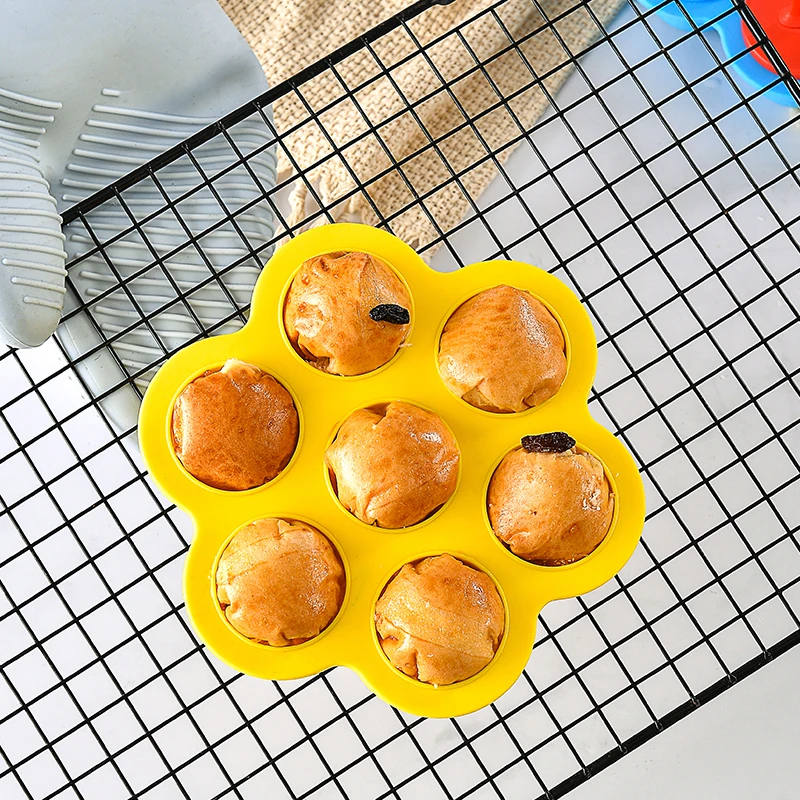 Прибор для приготовления мороженого 7 Отверстия Силиконовые вспомогательный Еда