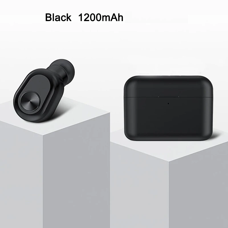 With Charging Bin VTIN мини-наушники-вкладыши Bluetooth 4,2 беспроводные одиночные наушники 8H время воспроизведения 33ft Bluetooth Диапазон с микрофоном и зарядным устройством - Цвет: With Charging Bin