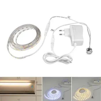 

LED lights 2835SMD12V 1-5M LED Strip light Waterproof Led ribbon tape Dimmable Touch Sensor Switch Control EU/US Power Adapter