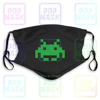 

Dust Mask with Filter Green Space Invaders Regulars Washable Reusable Mask